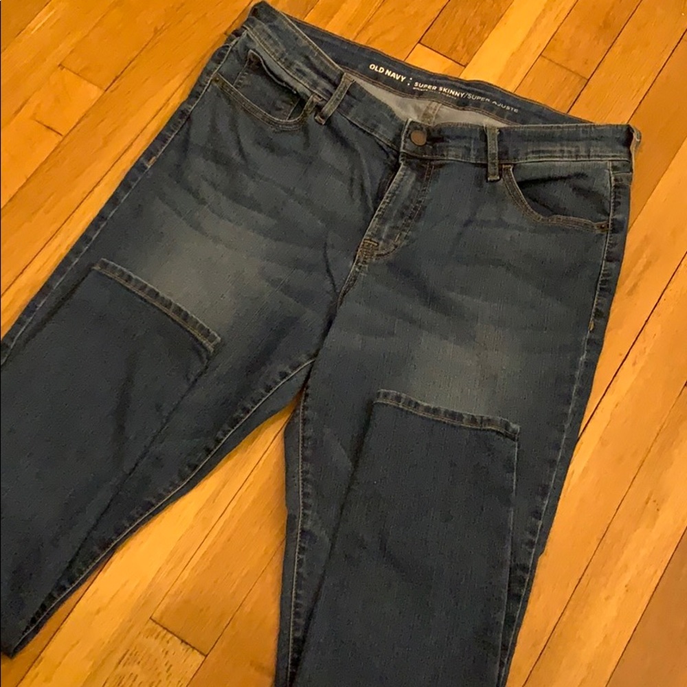 Old Navy super skinny mid rise jeans